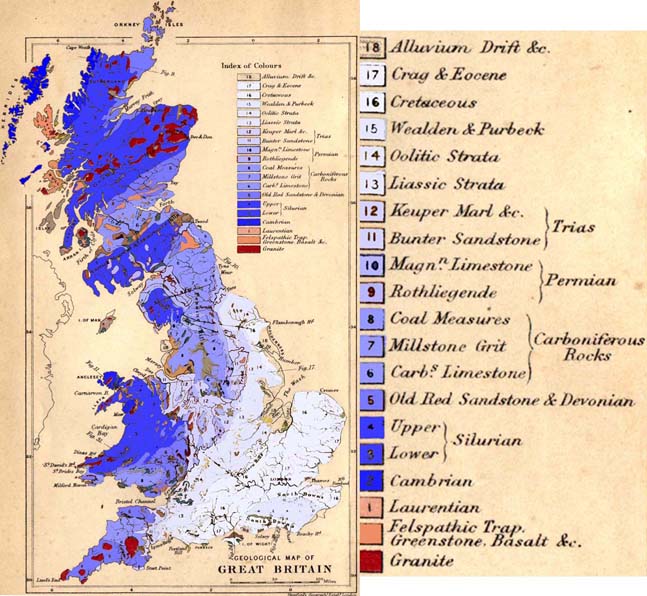 Geological Map of England